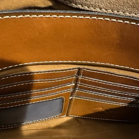 Patricia Nash Tan Leather Shoulder Bag - Picture 12 of 13